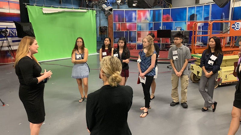Rice students learn about industries by visiting companies around Houston and also grow their network through strategic connections.