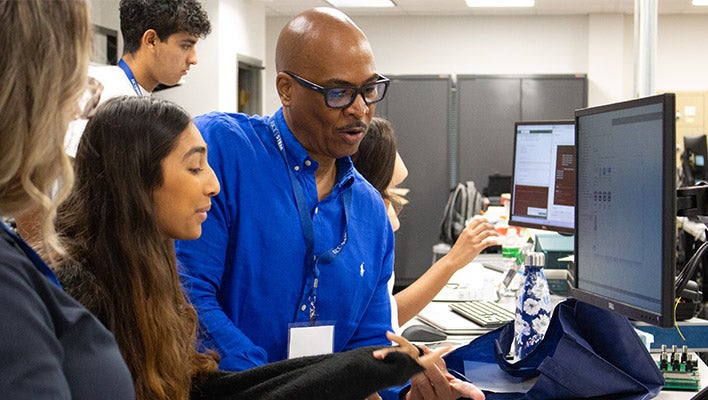 Local high school students learned about electrical and computer engineering