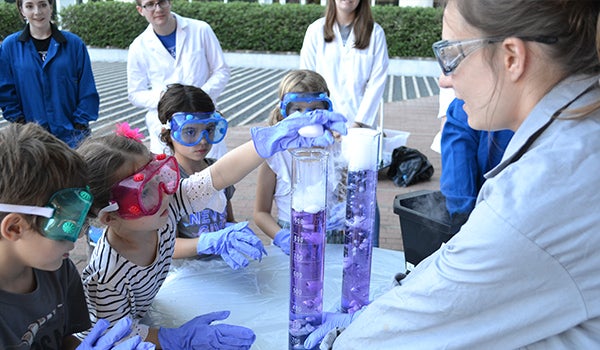Students learn to have fun with chemistry