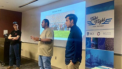 Rice students organized a series of workshops