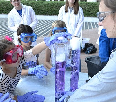 Students learn to have fun with chemistry